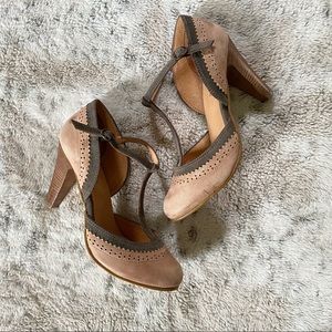 Sundance Tan and Brown Heels